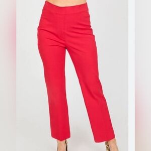 Nwt Spanx Red Pull On Flare Dress Pants Sz 2x Plus Size